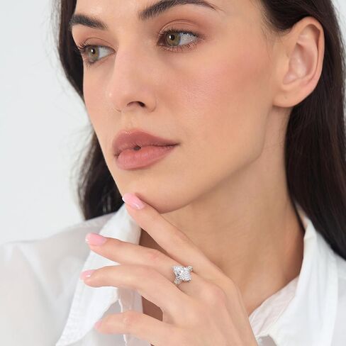 Michooyel 6ct Marquise Engagement Ring Cubic Zirconia Wedding Promise Ring 925 Sterling Silver Wedding Band For Women in Saudi Arabia