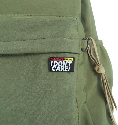 Bold Statement Enamel Brooch Pin with News Ticker Design Sassy Black White Lapel Pin for Jackets Bags Fashion Expressive Accessories for Trendsetters‌ in Saudi Arabia