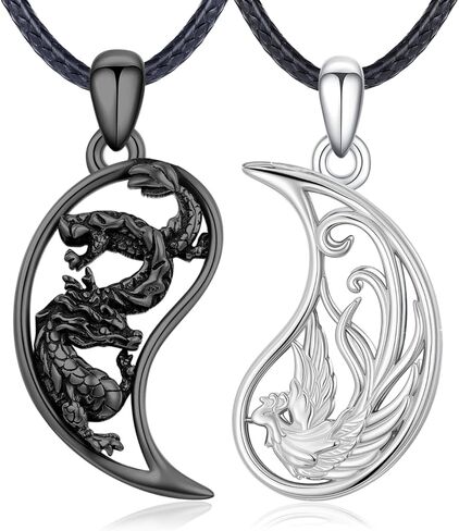 OHAYOO Key and Lock Couple Necklace Set 925 Sterling Silver Couple Sisters Matching Necklace Couple Jewelry Gift for Girlfriend and Boyfriend in Saudi Arabia