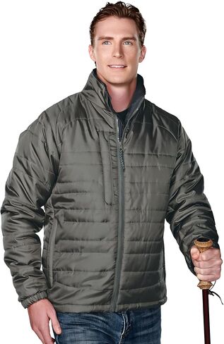 AFC Men's Rip Top Quilted Jacket Windproof & Water Resistant Coat 2x 3x 4x in Saudi Arabia
