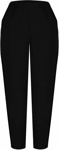 FPMLUXLL Womens Linen Pants Casual Wide Leg Summer Beach Pants Boho Lounge Pant Button Baggy High Waisted Trouser with Pocket in Saudi Arabia