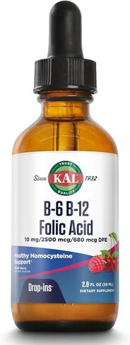 KAL Vitamin B12 Methylcobalamin 5000mcg, Healthy Energy, Metabolism, Nerve & Red Blood Cell Support,* Fast Dissolve ActivMelts, Optimal Absorption, Natural Raspberry Flavor, 90 Servings, 90 Micro Tabs in Saudi Arabia