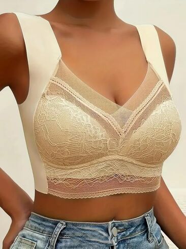 Women's Lace Seamless Lifting Bras, Daily Underwear, Sexy Push Up Wireless Bras for Women in Saudi Arabia