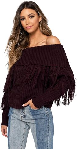 One More Fringe Sweater Wine in Saudi Arabia