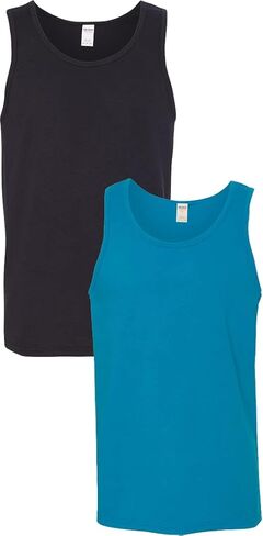 Gildan Heavy Cotton Tank Top 20F Black XL in Kuwait