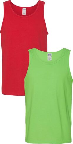 Gildan Heavy Cotton Tank Top 20F Black XL in Kuwait