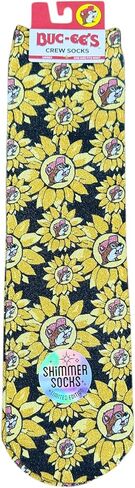 Buc-ee's Black Crew Socks & No Show Tie Dye Socks - Unisex Cute Quirky Funny Colorful Novelty Animal Socks Classic Design Gifts for Men and Women (One Size Fits Most) in Saudi Arabia