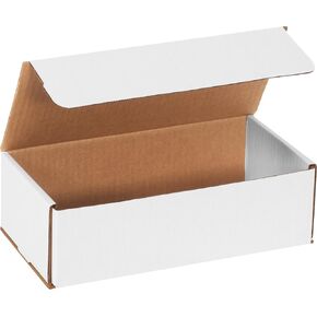 BOX USA Small Shipping Boxes 10"L x 4"W x 2"H, 50-Pack | Foldable Corrugated Cardboard Crush-Proof Box for Shipping, Packing, Moving and Storage 10x4x2 in Kuwait