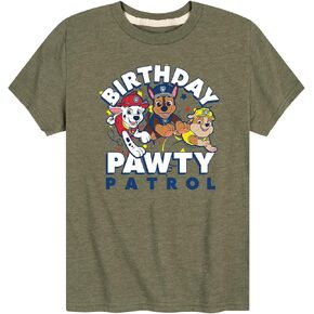 HYBRID APPAREL - Paw Patrol - Birthday Pawty Patrol - Toddler and Youth Short Sleeve Graphic T-Shirt in Saudi Arabia