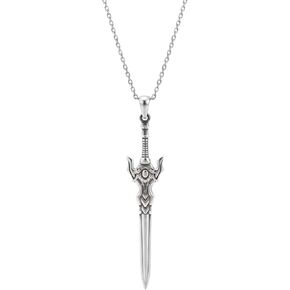 RACA Sterling Silver Warrior Sword Necklace, Monkey King Staff - Odins Spear - Mystic Sword - God of The Sea Poseidon Trident Pendant, Mythology Amulet, Jewelry Gift for Him in Saudi Arabia