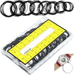 HaiFafafaing 400 Pcs O Ring Watch Gasket - Assorted Waterproof Watch Back Gasket Sealing Rings - 0.5/0.6 16-30mm Replacement O Rings for Watches Repair in Saudi Arabia