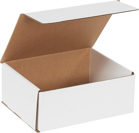 صناديق شحن BOX USA صغيرة مقاس 8 بوصات طول × 5 بوصات عرض × 3 بوصات ارتفاع، 50 عبوة | صندوق من الورق المقوى المموج للتعبئة والنقل والتخزين 853 in Kuwait