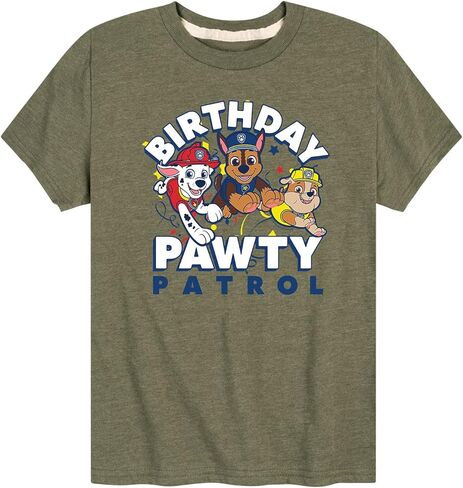 HYBRID APPAREL - Paw Patrol - Birthday Pawty Patrol - Toddler and Youth Short Sleeve Graphic T-Shirt in Saudi Arabia