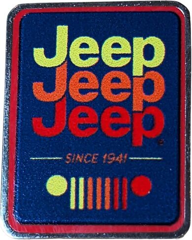 دبوس المينا بشعار Jeep Echo - مثالي لحقائب الظهر والسترات والقبعات والأقمشة (بعرض 1 بوصة) in Saudi Arabia