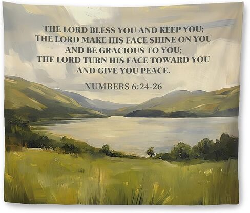 Mcehtle Abstract Daisy Floral Christian Tapestry, Bible Verse Wall Tapestries, Isaiah 40:8 Religious Scripture Wall Hanging Decor for Bedroom Living Room Home Office Church, 50x60 Inch in Saudi Arabia