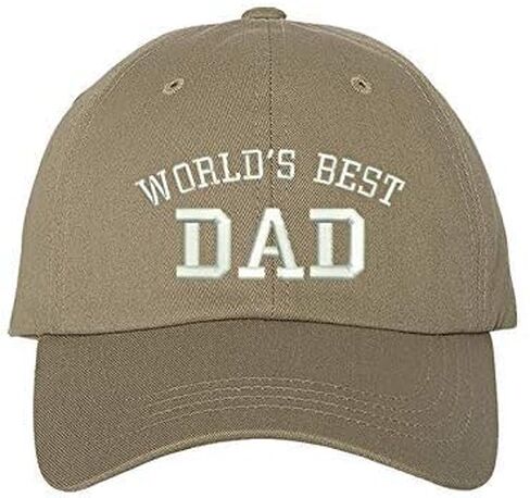The Hat Connection - World's Best Dad Baseball Hat, Hats for Dad in Saudi Arabia