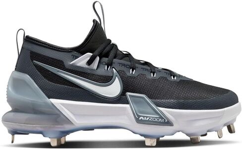 Nike Force Zoom Trout 9 Elite Men للبيسبول ، الأسود/الأنثراسيت/قرمزي ساطع/أبيض ، حجم 12 in Saudi Arabia