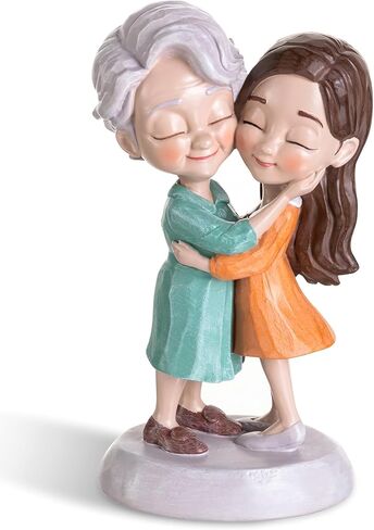 هدايا عيد ميلاد الجدة: أحبك هدية تمثال الجدة من حفيدة - هدايا الجدة ليوم الأم - هدية ذات مغزى للجدة نانا جيجي عيد الميلاد in Kuwait