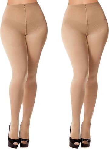 Buauty 80D Black Tights for Women,Opaque Tights Soft, High Waist Soft Nylon Pantyhose in Kuwait