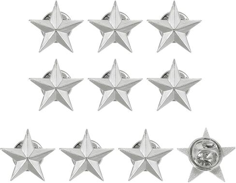دبابيس Uxcell Star التلبيب، دبابيس جائزة شارة نجمة للرجال والنساء حقائب الظهر والقبعات والسترات والإكسسوارات والهدايا in Saudi Arabia