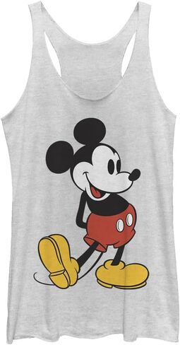 Disney Classic Mickey Crew Crop Women's Racerback Tank Top in Kuwait