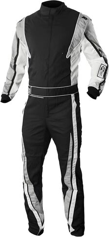 منتجات سلامة السباق المخصصة للبالغين من الجنسين من K1 Race Gear، أسود/أبيض/رمادي، مقاس 3X-Large US in Kuwait