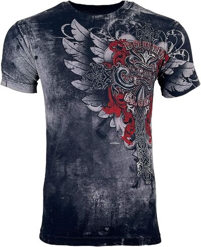 تي شيرت Xtreme Couture من Affliction للرجال باللون الأسود in Saudi Arabia