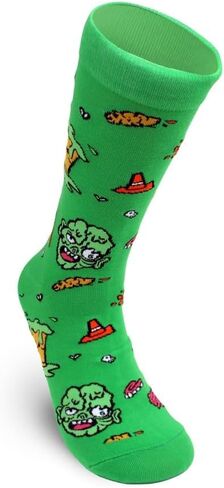 Creepy Co. TOXIC AVENGER Icon Crew Socks Comic Toxie Show Cartoon Tromaville in Saudi Arabia