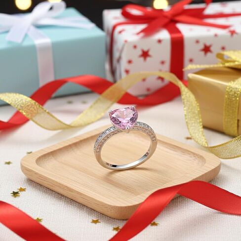 1pc Stylish Heart Ring For Women For Valentine's Day Gift Wedding Engagement Jewelry in Saudi Arabia