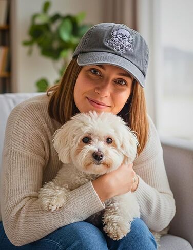 InnoBeta Bichon Frise Mom Gifts Hat for Women, Bichon Frise Gifts for Christmas, Birthday, Adjustable Embroidered Baseball Cap in Saudi Arabia