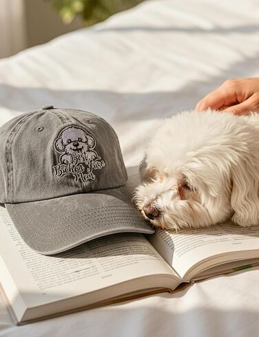 InnoBeta Bichon Frise Mom Gifts Hat for Women, Bichon Frise Gifts for Christmas, Birthday, Adjustable Embroidered Baseball Cap in Saudi Arabia