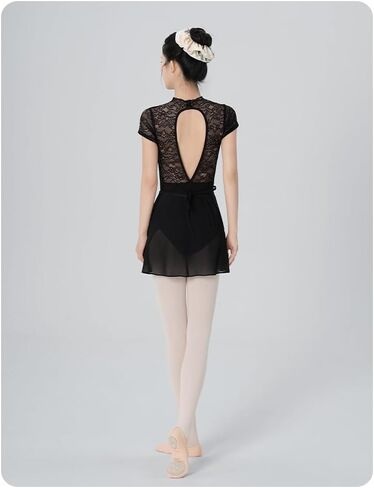 Women's Ballet Wrap Skirt Chiffon Dance Wrap Skirt with Adjustable Waist Tie Breathable Ballet Skirts in Saudi Arabia