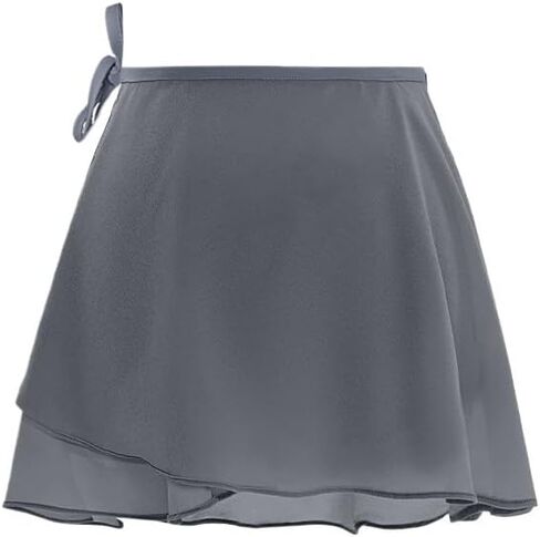 Women's Ballet Wrap Skirt Chiffon Dance Wrap Skirt with Adjustable Waist Tie Breathable Ballet Skirts in Saudi Arabia