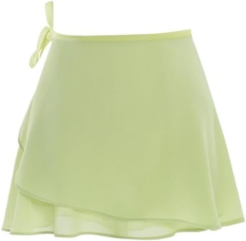Women's Ballet Wrap Skirt Chiffon Dance Wrap Skirt with Adjustable Waist Tie Breathable Ballet Skirts in Saudi Arabia