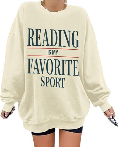 سويت شيرت Weripoah Reading هو قميصي الرياضي المفضل، هدايا الكتب للنساء لمحبي الكتب، بلوفر برسومات المعلم in Saudi Arabia