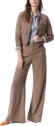 DEE OCLEPPO womens Lena Collarless Zip Front Crop Jacket Standard in Saudi Arabia