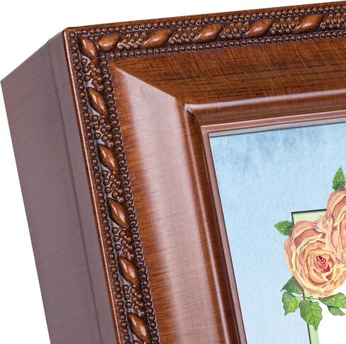 Cottage Garden Dear Aunt Woodgrain Traditional Music Box Plays You Light Up My Life in Saudi Arabia