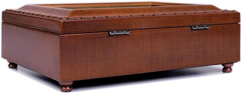 Cottage Garden Dear Aunt Woodgrain Traditional Music Box Plays You Light Up My Life in Saudi Arabia