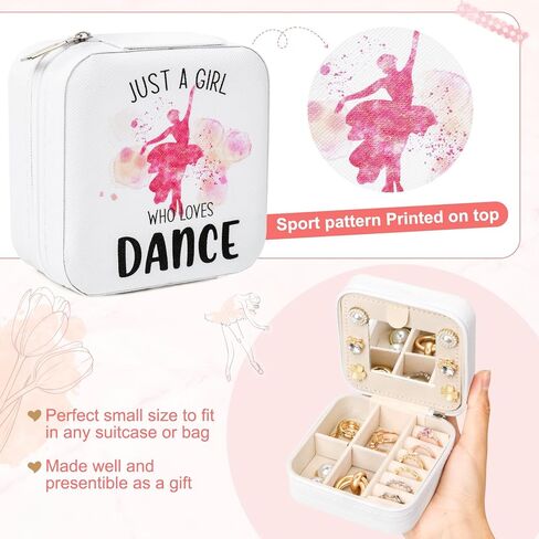 CEELGON Dance Gifts Set for Girls Jewelry Box & Stickers Team Player Sports Accessories Stuff Coach Senior Night Birthday Gifts Essentials for Women Teen Girls (Dance) in Saudi Arabia