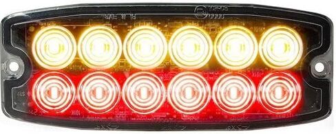 Buyers Products 8890400 5 Inch Ultra Thin Dual Row LED Strobe Light, Amber, 12 LEDs, Synchronous And Alternating Flash Patterns, Emergency Light for Vehicles, Truck And Trailer Lights And Accessories in Kuwait