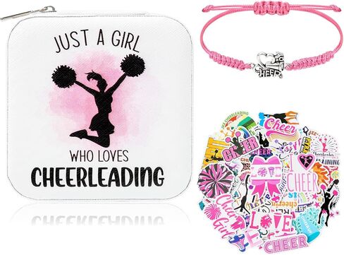 CEELGON Dance Gifts Set for Girls Jewelry Box & Stickers Team Player Sports Accessories Stuff Coach Senior Night Birthday Gifts Essentials for Women Teen Girls (Dance) in Saudi Arabia