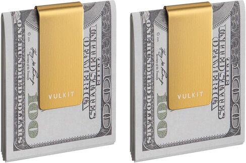 VULKIT Money Clip Stainless Steel Cash Holder EDC Accessories Men's Money Clips in Saudi Arabia