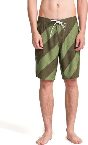 Volcom Men's Standard Lido Solid 16" Swim Surf Trunk, Mysto Green in Saudi Arabia
