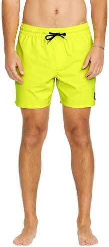 Volcom Men's Standard Lido Solid 16" Swim Surf Trunk, Mysto Green in Saudi Arabia