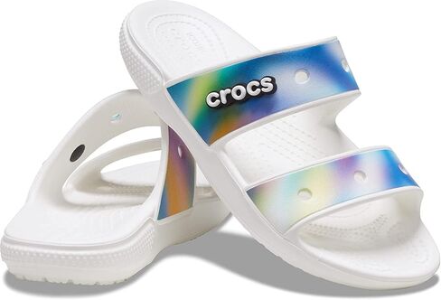Crocs للجنسين والكلاسيكية النيون HL الصندال آدي in Kuwait