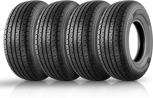 مجموعة من 4 TravelStar Ecopath St New Premium Trailer ST175/80R13 8 Ply 97/93M Range D Radial Trailer (Tyre Only) in Saudi Arabia