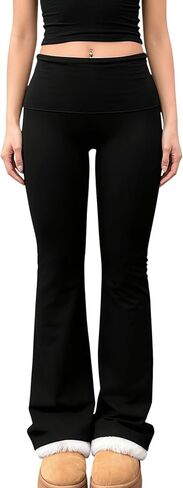 TELUPDI Women’s 3 PCS Flare Yoga Pants High Waisted Soft Bootcut Leggings with Tummy Control Gym Workout Casual Lounge Wear in Saudi Arabia