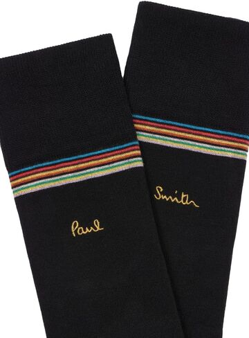 جوارب PS Paul Smith للرجال 3 قطع بشعار، لوحة مختلطة 1,0 in Saudi Arabia