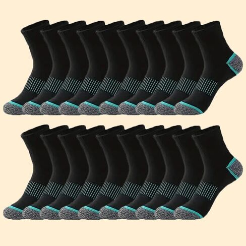 20 Pairs of Men's Mid-calf Socks for Autumn and Winter, Warm and Comfortable, Suitable for Everyday Wear.US Size 6-10 in Saudi Arabia