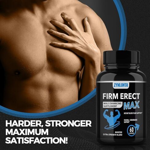 مكمل تعزيز الذكور من ZYNLONTA - مكمل متعدد الفيتامينات لتكبير الحجم وزيادة الحجم والمحيط وتدفق الدم - الحفاظ على القيادة والحيوية والقدرة على التحمل - 60 كبسولة in Kuwait